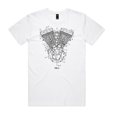 Van Diemens Tee | Patent Engine | Black Logo Thumbnail