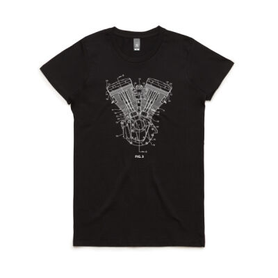 Van Diemens Women's Tee | Patent Engine Thumbnail